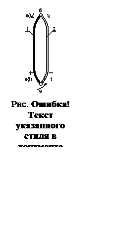 Подпись:  
Рис. 5.4. Схема, поясняющая возникновение ТЭДС термопары
