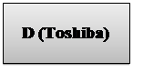 Надпись: D (Toshiba)