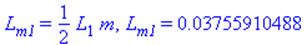 L[m1] = 1/2*L[1]*m, L[m1] = 0.3755910488e-1