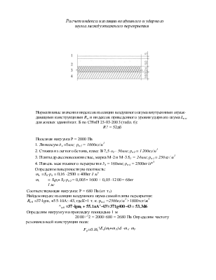 Определение звукоизоляции ударного шума перекрытием спбгасу