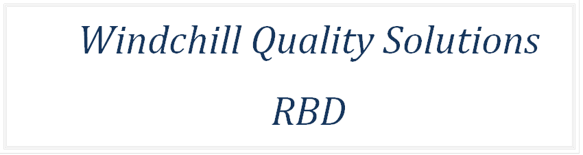 Windchill Quality Solutions 
RBD
