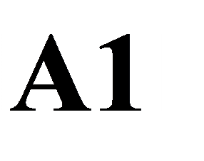 Надпись: A1