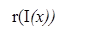 r(I(x))